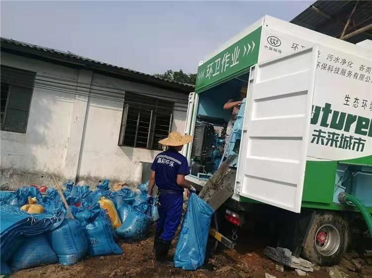 凤翔工业污泥压干处理